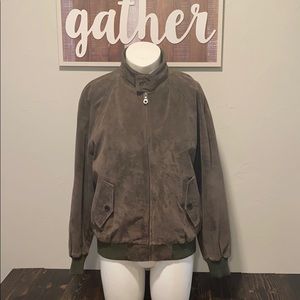 Pendleton Medium Pig Leather Jacket Brown